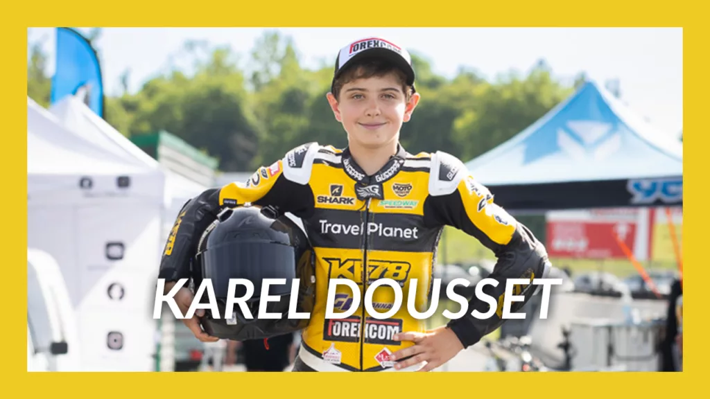 Karel Dousset Pilote de moto de course