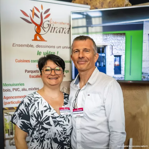 Monsieur et madame Girard au salon de l'habitat 2025 à Châtellerault