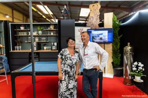 Monsieur et madame Girard au salon de l'habitat 2025 à Châtellerault
