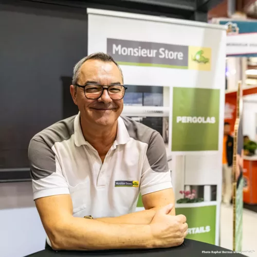 Monsieur Vincent Baudier au salon de l'habitat 2025 à Châtellerault