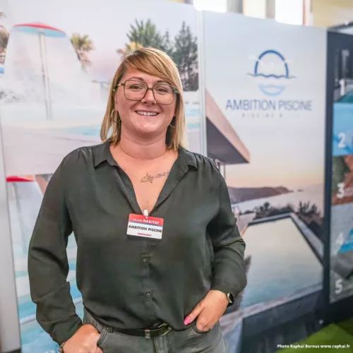 Eugénie d'Ambition piscine au salon de l'habitat 2025 à Châtellerault